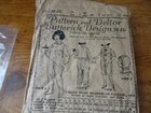 Lot 2 Vtg antique 1919 Butterick deltor Girls Sewing Patterns 3846 2924-sz 6
