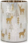 Yankee Candle Christmas Trees With Reindeer Large Jar Holder - Winter Holidays