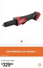 Milwaukee Die Grinder Tool