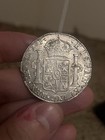 1818 Jp Peru Lima Mint 8-reales Colonial Silver Coin  8r Coin  Km  117 1