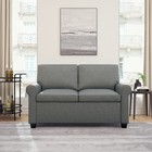 Sofa Bed Pull Out Sleeper Loveseat Couch Twin Adult Size Rolled Arms Gray