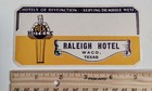 Vintage Raleigh Hotel - Albert Pick Hotels Waco Texas Luggage Label 
