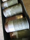 28 Used M18   M83 Smoke G Canisters  Spent  In Metal Ammo Can