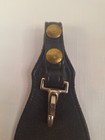 Vintage Police Issue Black Leather Key Holder For Belt