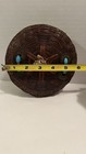 Antique Chinese Sewing Basket 1920s With Coins And Beads 6x2