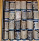 24 Empty Original Columbia Two Minute Cylinder Record Boxes - Poor Condition