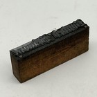 Vintage Printing Letterpress Printers Block Cut Bonded Belmont Script Store Logo