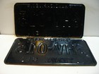 1961 Tennessee License Plate  6hv - 015  Handicap  Vet    Pair   Vintage 5011