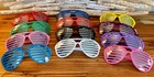 Retro-style Mirrored Sunglasses W  Shutter Shade   Choose Your Color   Ra