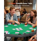 Uimoso 48 In Octagonal Folding Poker Table 8 Player Casino Texas Holdem Table