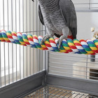 Bird Perch 44 Inch Bird Rope Perches For Parrots  Cockatiels  Parakeets  Budg   