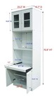 Kings Brand Furniture - Tall Kitchen Pantry  Microwave Storage Cabinet  White