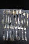 Vintage Community Plate Flatware Silverware 17 Pieces Silver Plated Engraved