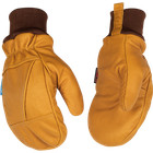 Kinco 1381kwht Mens Mitt Buffalo Leather Thermal Insulated Aquahide Warm Gloves