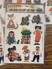 Vintage The Big Comfy Couch Stickers 1996 Lot Of 5 Packs 20 Sheets 