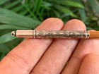 Antique Sterling Silver Pencil Holder Case Chatelaine Fob Hallmarked F w 1906