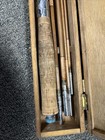 Vintage Japanese Sakurai Mermaid Bamboo Fly Rod 4 Piece Original Wood Case