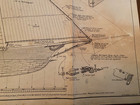 Vintage  Blueprint Plans Racing Yacht America Model Making Or Framing   Display
