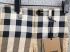 Burberry Royston Checked Stretch Shorts Baby Boys 12m Beige Multi Button Front