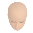 3 Layers Lash Mannequin Head Soft Silicone Makeup Practice Head For Eyelash Upp
