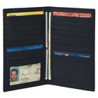 Leatherboss Genuine Leather Credit Card Holder Wallet 19 Card Slot   1id Window