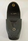 Tex Shoemaker 204c Black Basketweave Leather Double Handcuff Holster