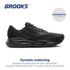 Brooks Women   s Adrenaline Gts 24 Supportive Running Shoe - Black black ebony - 8