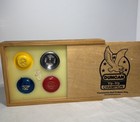Duncan Yo Yo Lot Imperial Tournament Satellite Metal Zero Wooden Box Lot Of 4