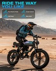 Electric Bike For Adult Peak 1800w 80miles 30mph 20  Fat Tire Mountain Ebike Us