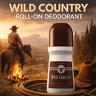 Avon Wild Country Roll-on Deodorant 2 5 Oz     12 Pack     Original     Free Shipping
