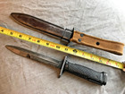 Us M-6 Turkish Fighting Knife Bayonet   Scabbard  See Description