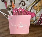 New With Tags Vera Bradley Large  Cosmetic Bag Color Tea Garden Msrp  30 00