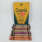 Vintage 1960s Binney   Smith Crayola No  16 Set Of 9 With Original Box