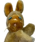 Vintage Knickerbocker Beanbag Brown Bunny Rabbit Plush Stuffed Sleeping 9   