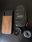 Moment M Series 25mm Macro   18mm Wide Angle Mobile Lens W  Iphone Case Zip Case
