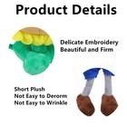 3 Pcs Plants And Zombies Pvz Plush Plants Zombies Sets Toy  1 2 Stuffed Soft    