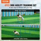 Vevor Dog Agility Kit Obstacle Training Equipment 4 Pcs Set Hurdles Jump Ring