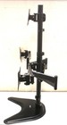 Vivo Quad Free Standing Monitor Desk Stand Mount Adjustable  4 Screens Up To 30 