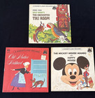 Vintage Disneyland Record Walt Disney Record Sleeves 45 Rpm 78 Rpm Empty Sleeves