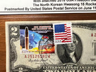 1953 Usa  2 Note With Attached Stamps - Usa And Korea - Singapore Summit 2018