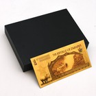 Zimbabwe One Zettalilion Dollars Gold Foil Banknote Art Ornaments Crafts