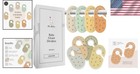 Wooden Baby Closet Organizers - 8 Double Sided Size Dividers With Leaf Design