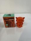 Beistle X Creepy Co Halloween Jack O    Cat First Edition Mini Figure Rare Orange