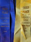  hansen Dam  Horse Show Ribbons Awards Equestrian Events Hunters Jumpers 1990 s