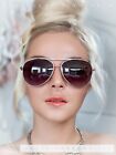 Womens Jewel Chain Arm Retro Tear Drop Pilots Sunglasses