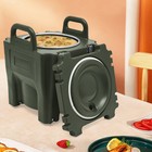 20l 21 13qt Insulated Food Carrier Stainless Thermos Bucket Food Pan Carrier     