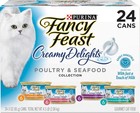 Purina Fancy Feast Wet Cat Food Variety Pack  Creamy Delights -  24  3 Oz  Cans
