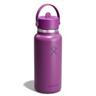 Water Bottle 32 Oz Insulated Stainless Steel Wide Mouth Hydro Flask Flex Straw