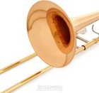 Yamaha Ysl-446g Intermediate F-attachment Trombone - Clear Lacquer With Gold