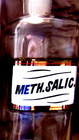 Early 1900 Medical 8 1 2    Clear Glass Labeled Apothecary Bottle W orig Stopper